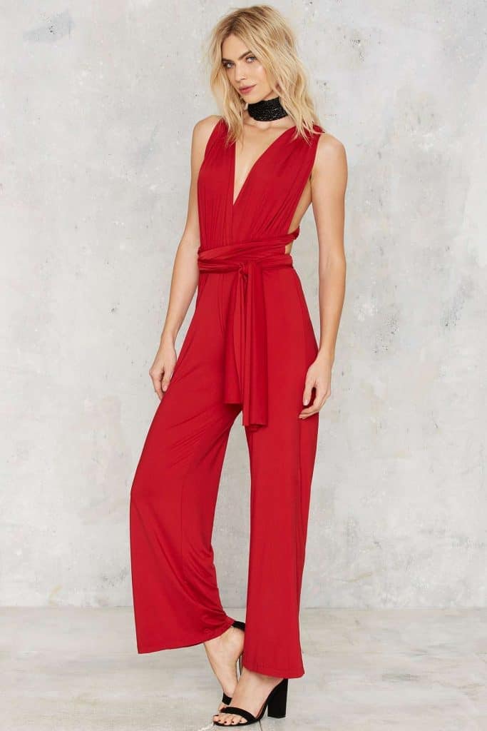 All time low jumpsuit, $78, Nasty Gal