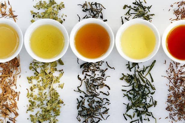 Assortment of teas