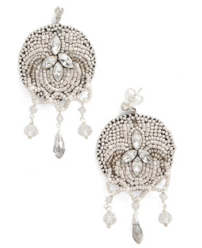 Bead our guest earrings Downtown Abbey Fashion Trend