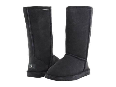 fake uggs - bearpaw emma tall in charcoal