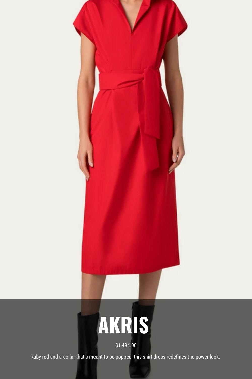 Akris designer dress