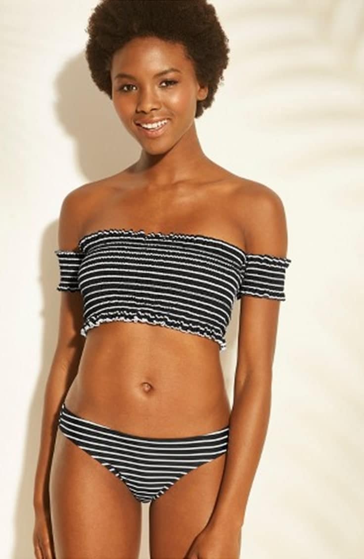 Smocked two-piece swimsuit from Target