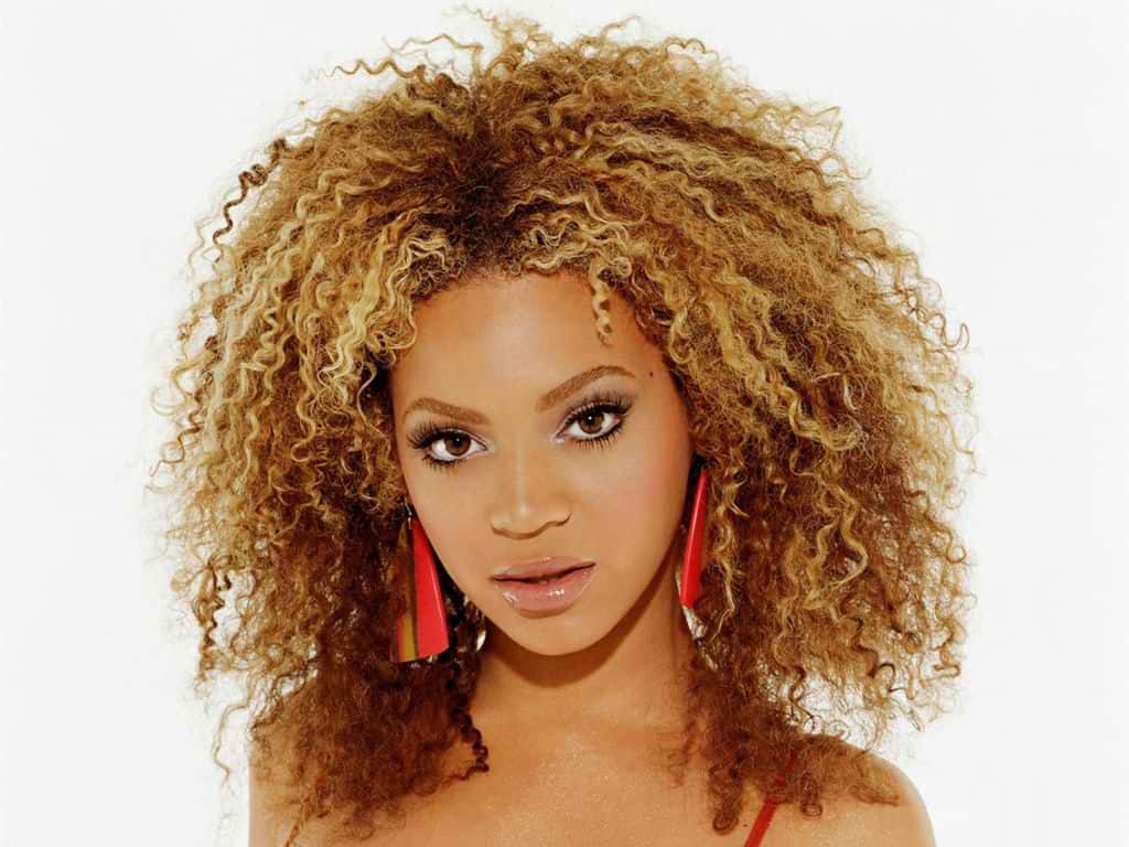 Black woman with curly hair