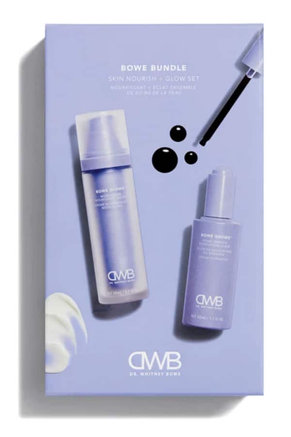 Product shot of beauty set Bowe Bundle. 