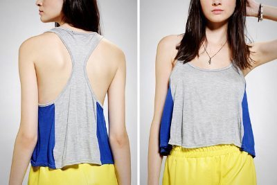 Color block tank top