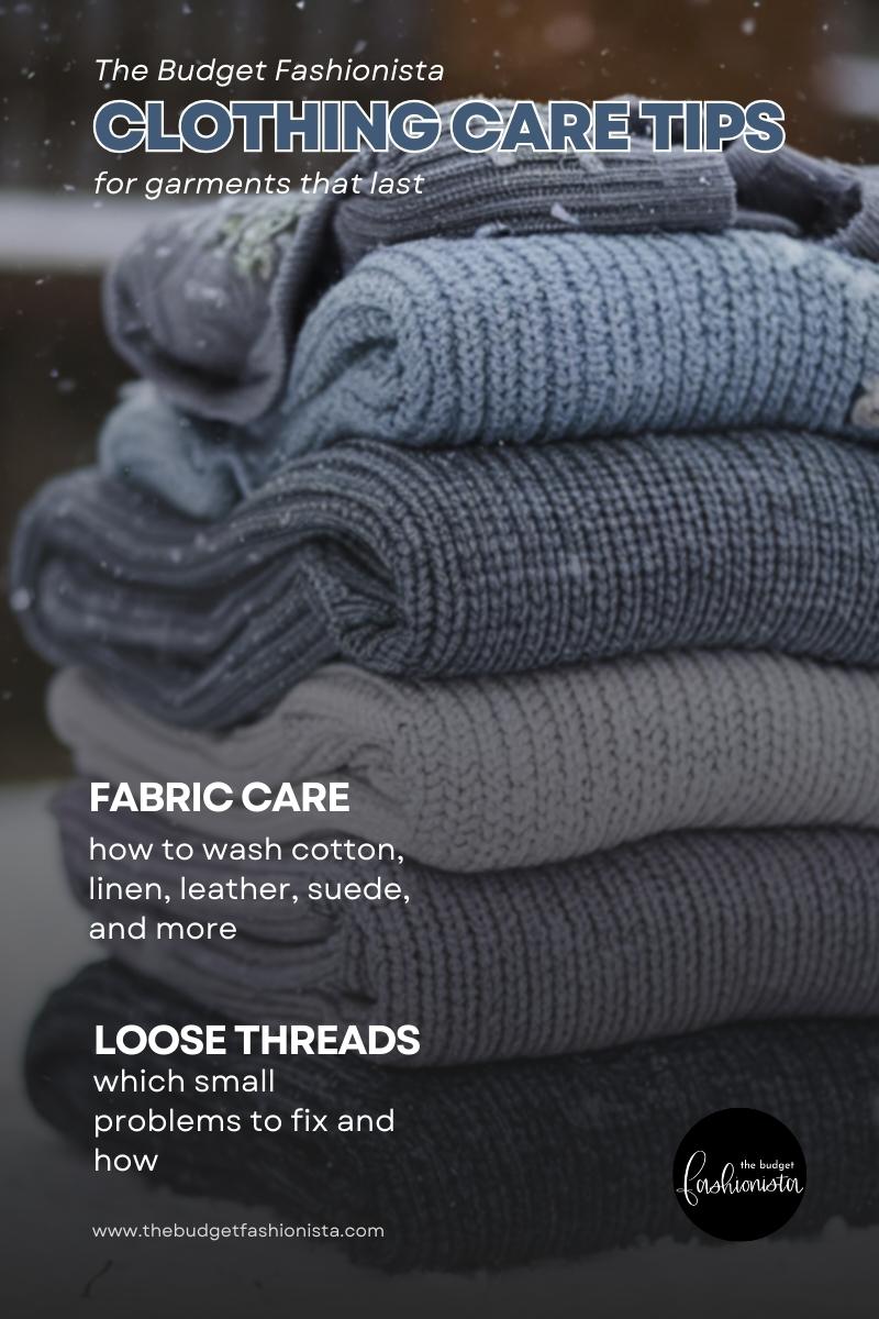 Clothing care best practices