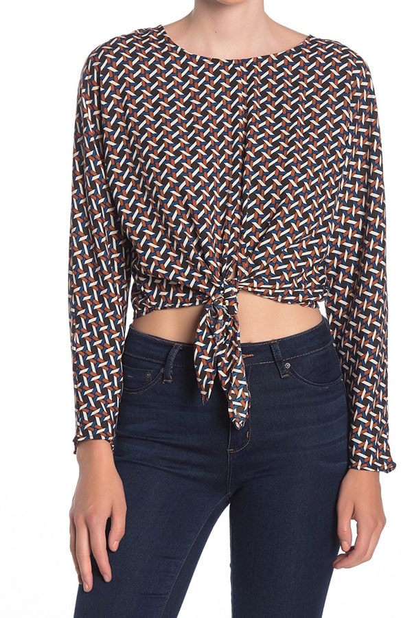Long sleeved crop top
