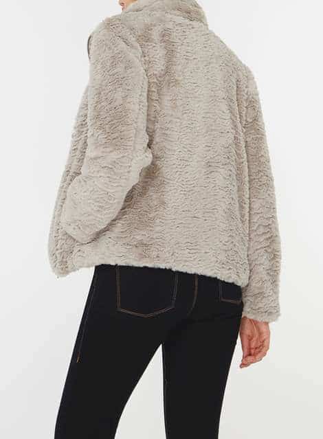Gray fur coat inspired by Daernys of Game of Thrones 
