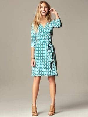 Gemma Geo-Print Wrap Dress