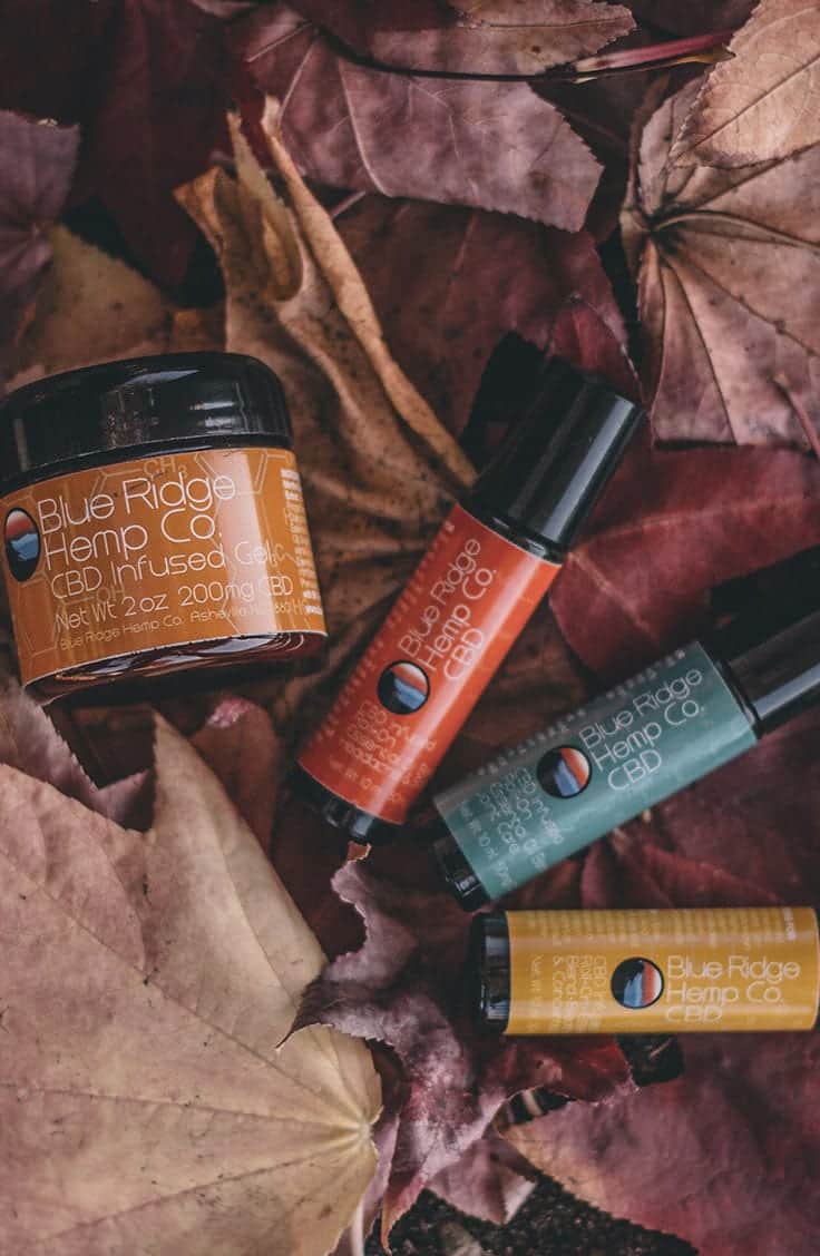 CBD oils on leaf background
