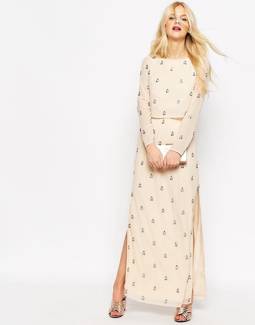 Long floral dress
