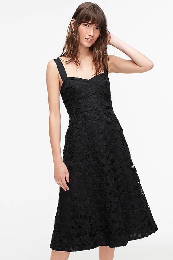 J. Crew little black dress with sweetheart neckline