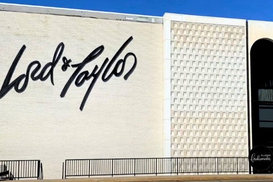 View of building with Lord & Taylor logo