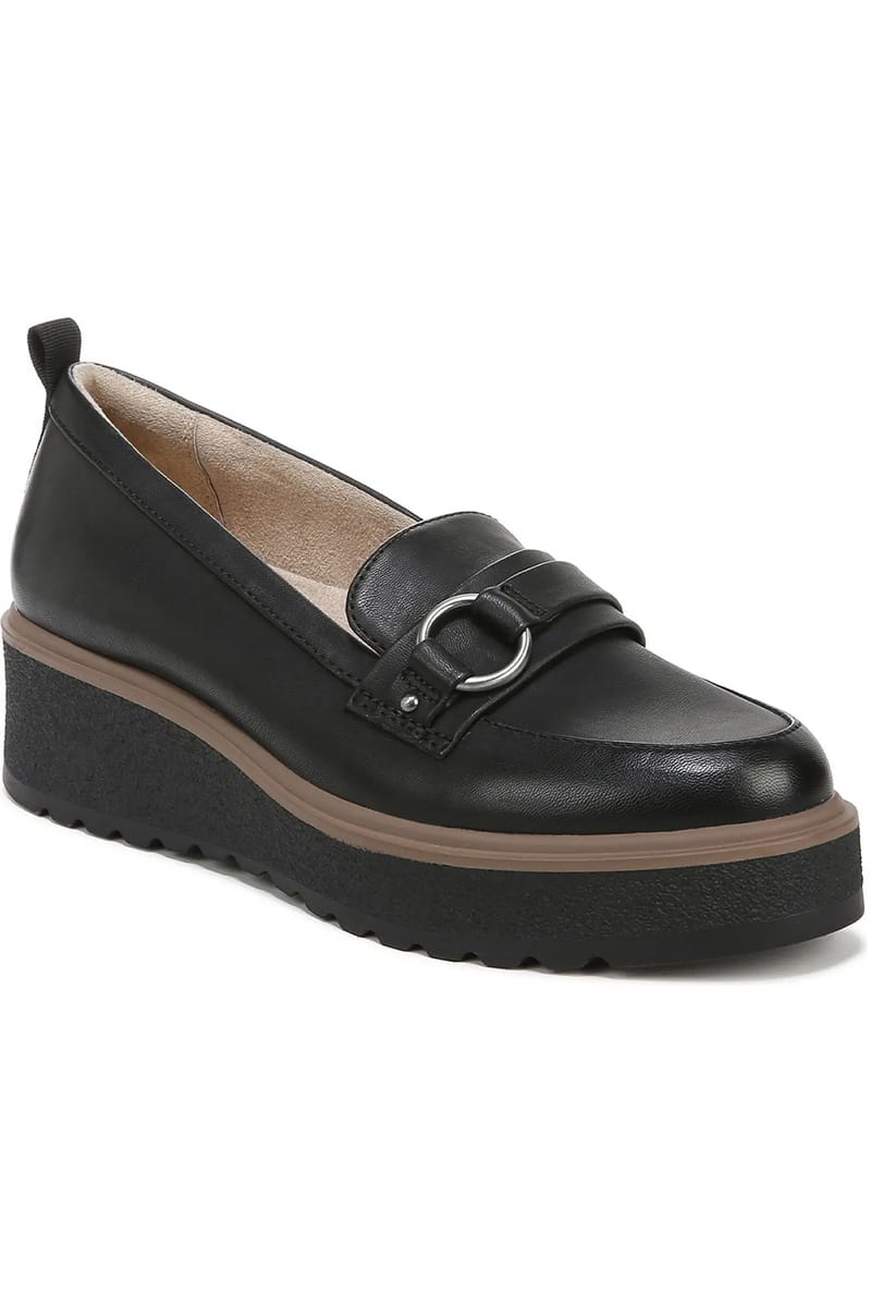Wedge sole loafer by Natural Soul.