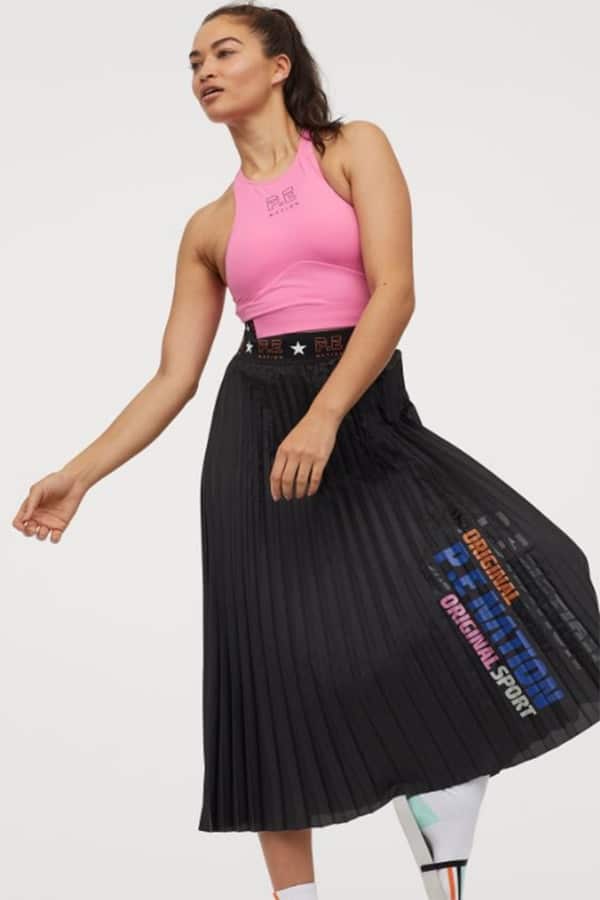 P.E. Nation x H&M Collection Pleated Skirt