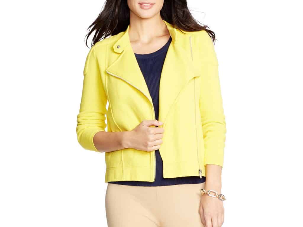 Ralph Lauren Moto Style Cardigan, $49, Bloomingdales