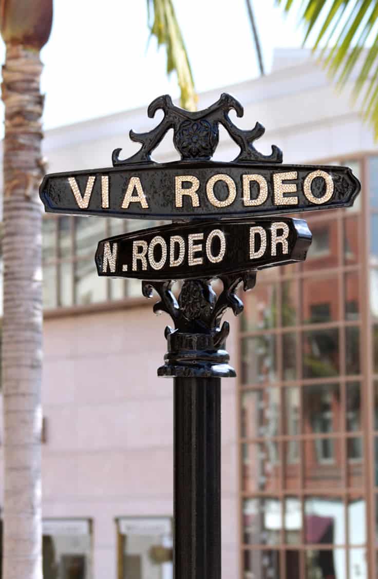 Rodeo Drive Street Sign