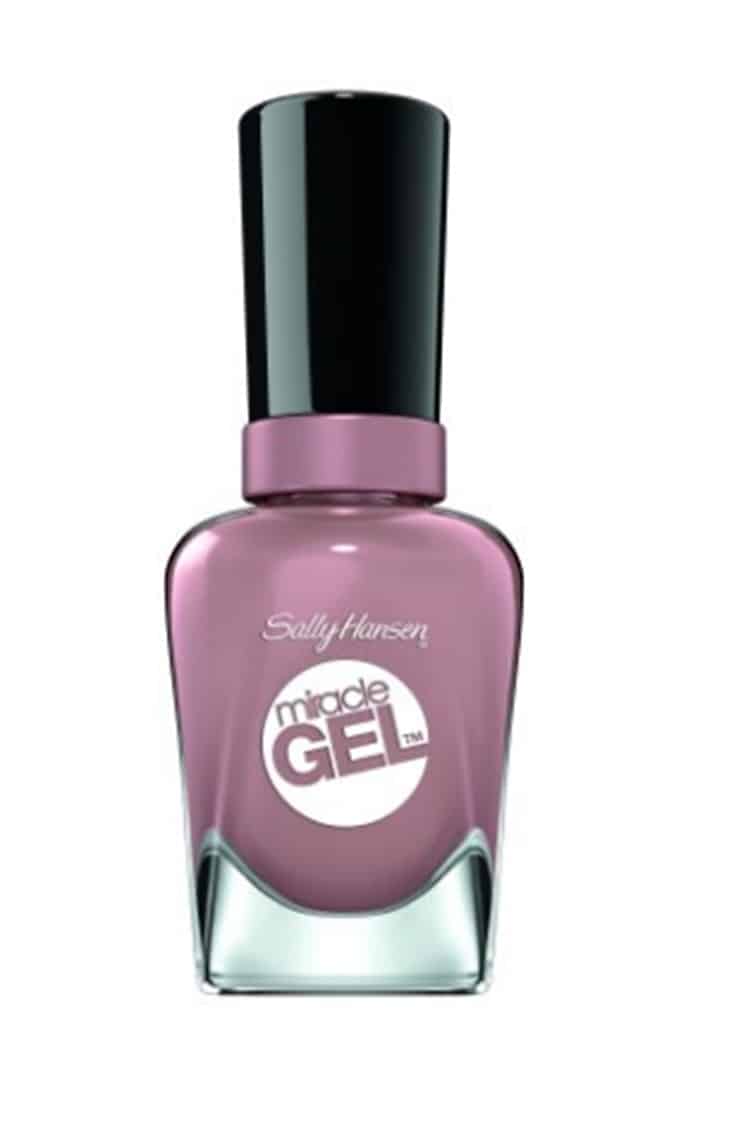 Sally Hansen gel nail polish in lilac