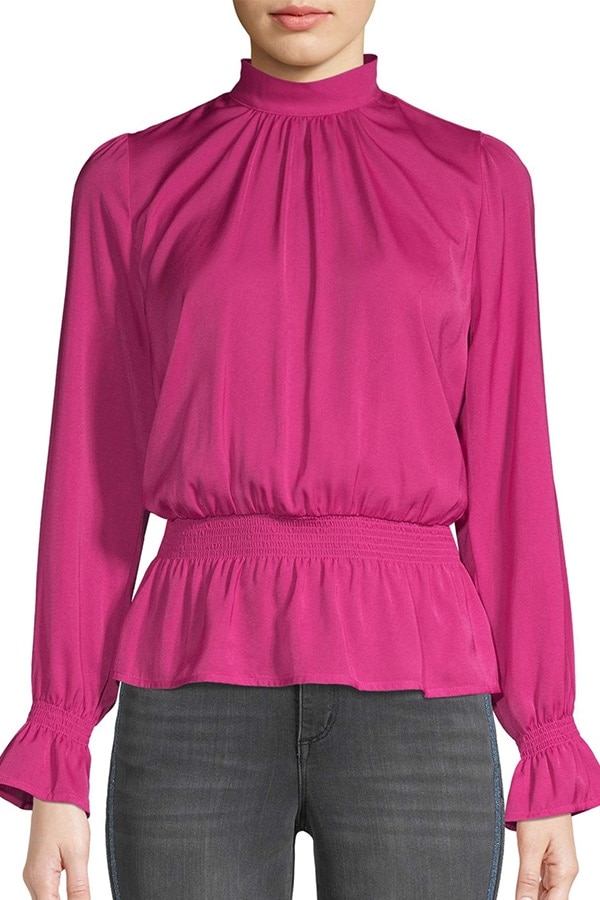 Scoop peplum top 