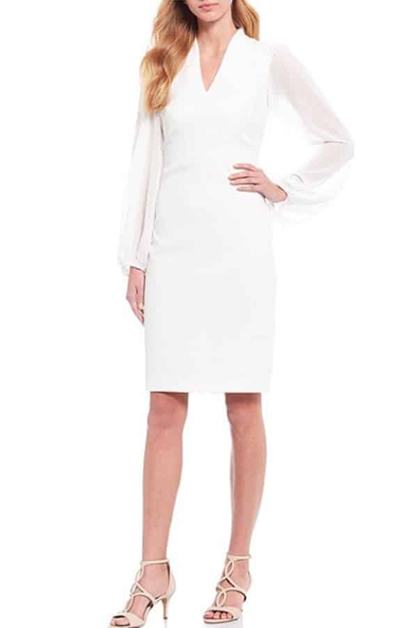 White dress from Dillard's