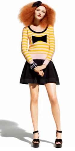 Sonia Rykiel designs for H&M 2010.
