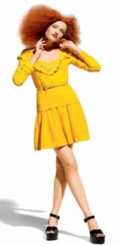 Sonia Rykiel designs for H&M 2010.