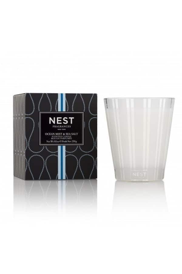 Candle for spa day at home