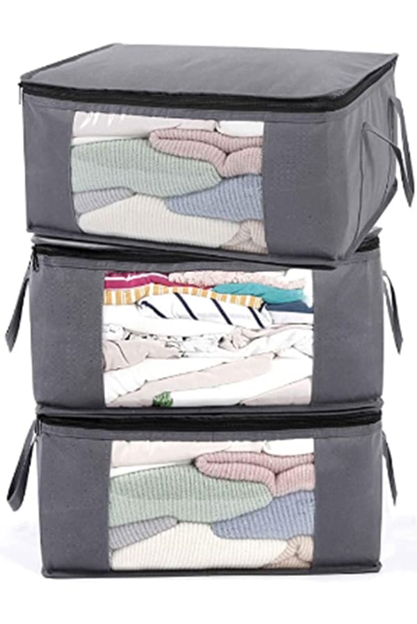 Clothing storage bins