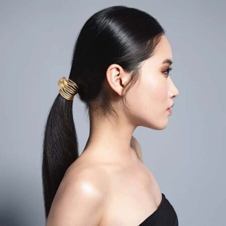 Gilded hair clip from Target