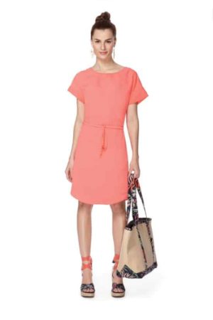Coral dress