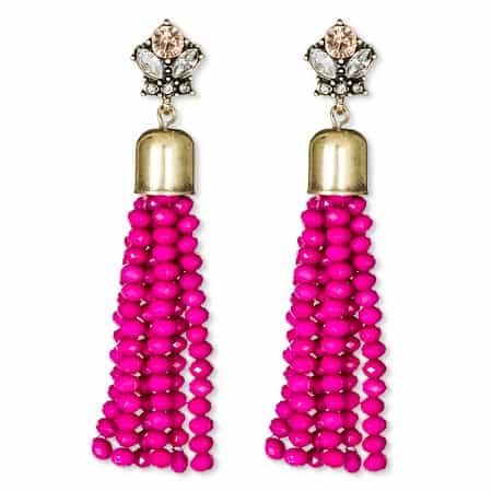 SUGARFIX beaded tassel earrings