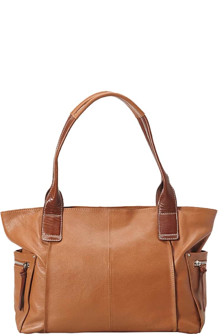 Brown tote bag 