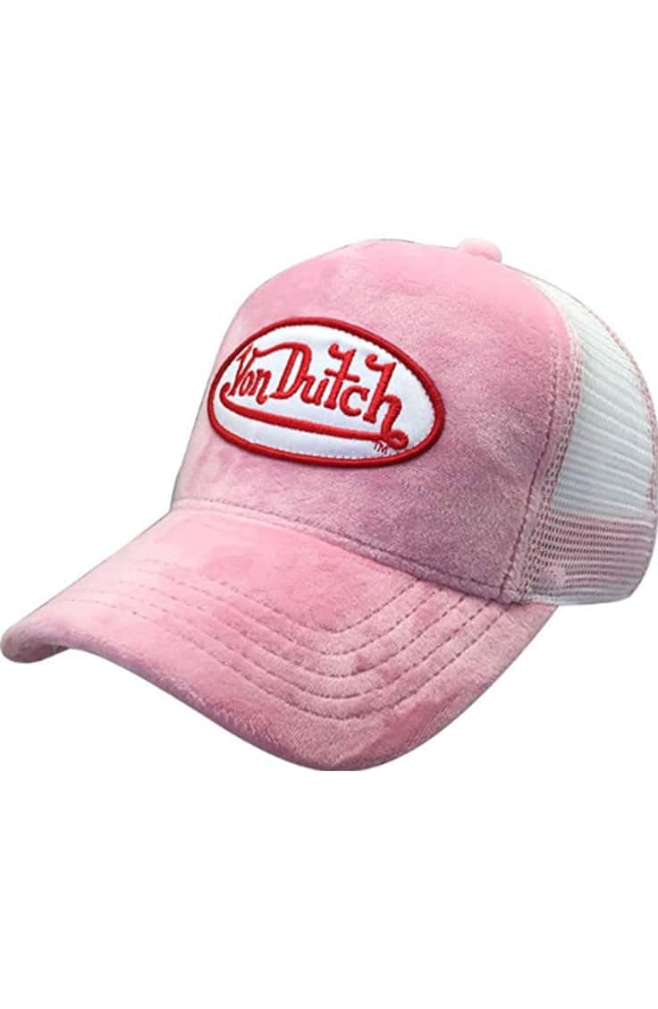 Pink Von Dutch hat 