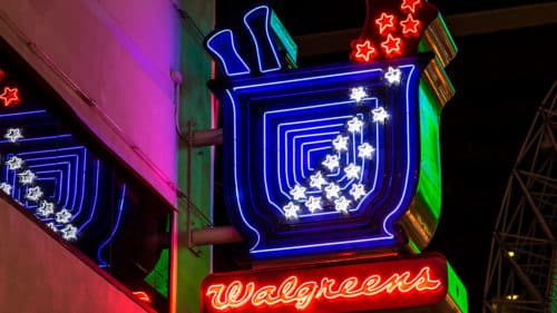 Walgreens sign