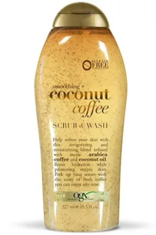 Coconut coffee scrub 