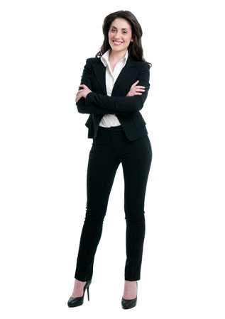 Woman in Suit as First Date Outfits