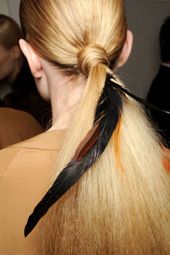 Wrap-around Ponytail
