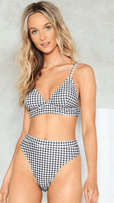 High leg bikini bottom