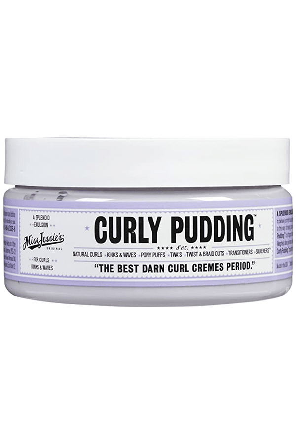 Miss Jessie's Curly Pudding leave-in hair product for Black women.