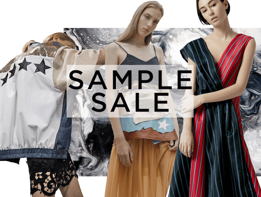 Dreams on Air Sample Sale Flyer