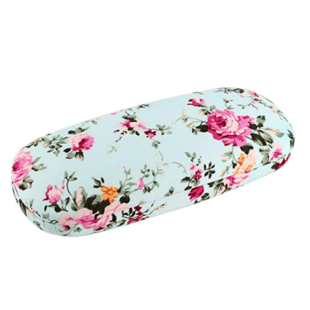 Floral eyeglass case