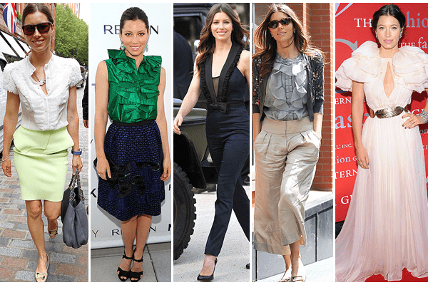 Jessica Biel Ruffles