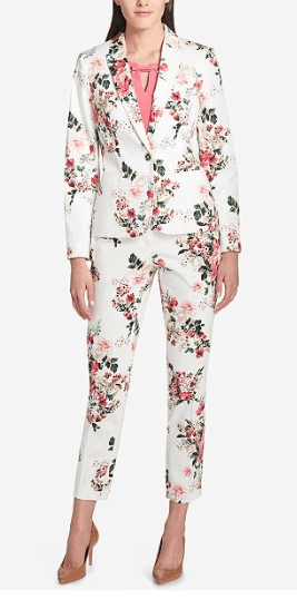 Patterned suit