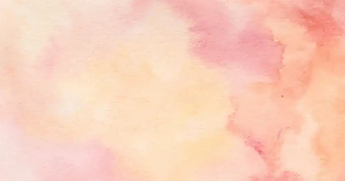 Peach watercolor design.